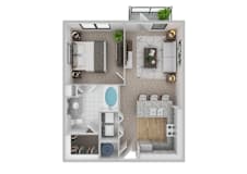 The Athens Floor Plan at Century Cedar Hill, Cedar Hill, 75104